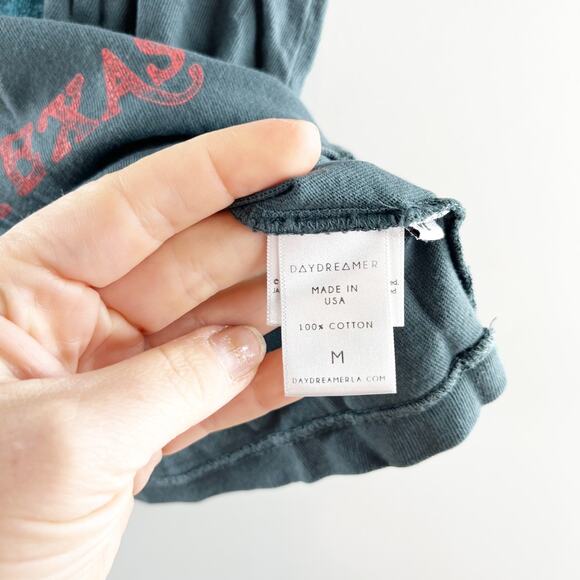 DAYDREAMER Janis Joplin Little Girl Blue Graphic Tour Tee Black Medium - Picture 5 of 9